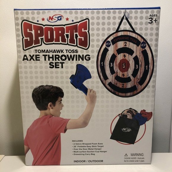 Foam Axe Throwing Set- Tomahawk Toss by NSG Sports - Picture 1 of 4